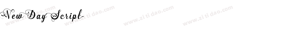 New Day Script字体转换